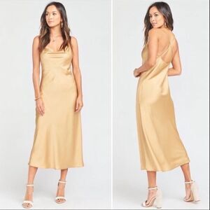 -Show
Me Your MuMu Verona Cowl Dress Midi Length Dress. NWOT